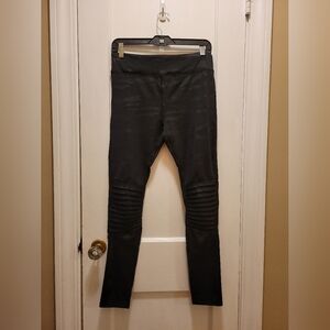 Sam Edelman Black Camouflage Leggings Women's Size XL